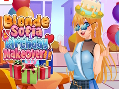Game Blonde Sofia Birthday Makeover