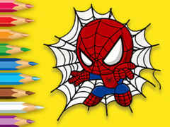 Game Coloring Book: Baby Spiderman