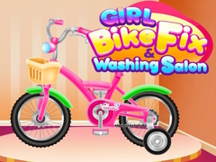Game Girl Bike Fix Washing Salon
