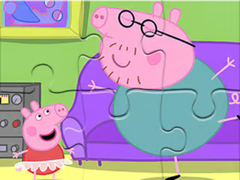 Game Jigsaw Puzzle: Daddy Pig Dancing