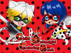 Game Chibi Dotted Girl Coloring Book