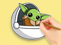 Game Coloring Book: Master Yoda