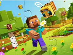 Game Jigsaw Puzzle: Mine Blockman