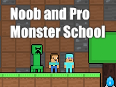 Game Noob and Pro Monster School