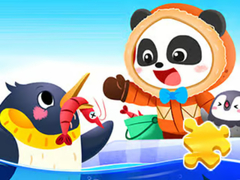 Game Jigsaw Puzzle: Baby Panda Antarctic Tour