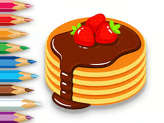 Game Coloring Book: Strawberry Pancake