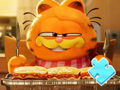 Game Jigsaw Puzzle: Garfield And Lasagna