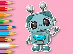 Game Coloring Book: Smile Robot