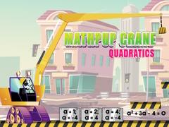 Game MathPup Crane Quadratics