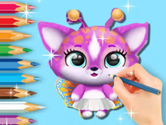 Game Coloring Book: Cute Fluvsies