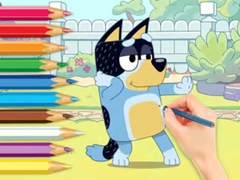 Game Coloring Book: Bluey And Bingo