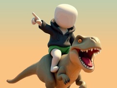 Game Stickman. Dinosaur Arena