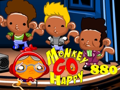 Game Monkey Go Happy Stage 880 New Monkeys On Block Theme