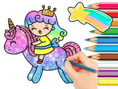 Game Coloring Book: Unicorn Princess