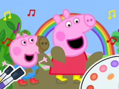 Game Coloring Book: Peppa Pig Muddy Funny