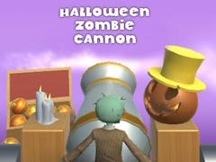 Game Halloween Zombie Cannon