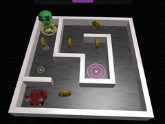 Game 3d Maze And Robot