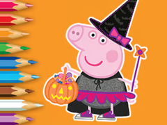 Game Coloring Book: Peppa Pig Halloween