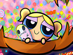 Game Jigsaw Puzzle: Powerpuff Girl Halloween