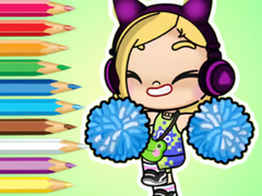 Game Coloring Book: Avatar World Cheerleader