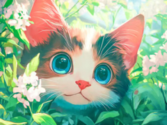 Game Jigsaw Puzzle: Innocent Cat