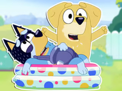 Game Jigsaw Puzzle: Bluey Dad Baby
