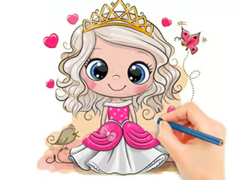 Game Coloring Book: Chibi Doll Princess