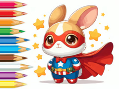 Game Coloring Book: Super Rabbit