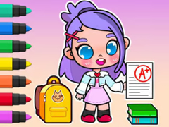 Game Coloring Book: Avatar School Day