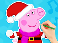 Game Coloring Book: Peppa Pig Snowman