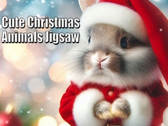 Game Cute Christmas Animals Jigsaw