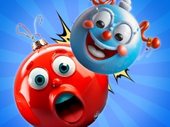 Game Merge Balls New Years Toys in 3D!