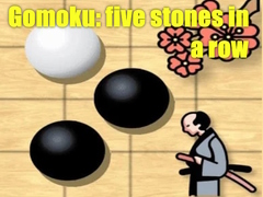 Game Gomoku: five stones in a row