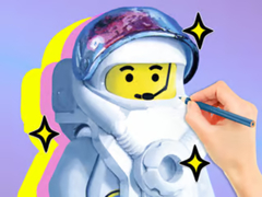 Game Coloring Book: LEGO Astronaut
