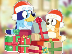 Game Jigsaw Puzzle: Bluey Christmas Unboxing