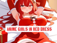 Game Anime Girls In Red Dress Tile Puzzle