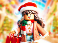 Game Jigsaw Puzzle: Roblox Christmas Mall
