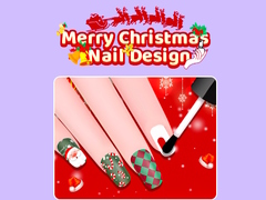 Game Merry Christmas Nail Design