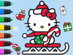 Game Coloring Book: Hello Kitty Christmas