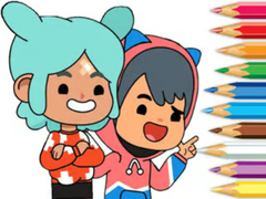 Game Coloring Book: Toca Boca Friends