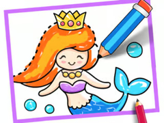 Game Toddler Drawing: Mermaid