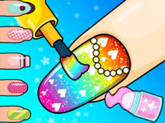 Game Coloring Book: Nail Salon