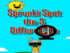 Game Sprunki Spot the 5 Differences
