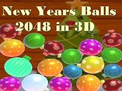 Game New Years Balls 2048 in 3D