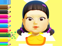 Game Coloring Book: Squid Game Doll