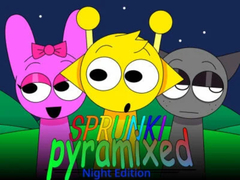 Game Sprunki Pyramixed: Night Edition