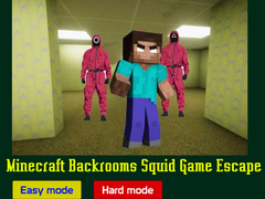 Game Minecraft Backrooms Squid Game Escape