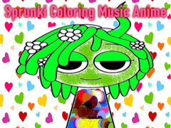 Game Sprunki Coloring Music Anime