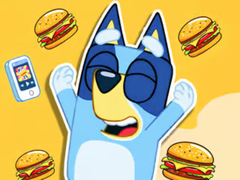 Game Jigsaw Puzzle: Burger Dog Bluey