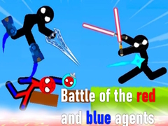 Game Battle of the red and blue agents